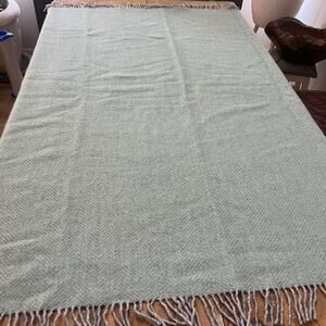 Prince of Scots Blanket Throw 100% Wool Highland Tweeds Herringbone UK Made